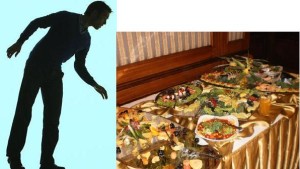 Looking at table of other person