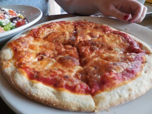 Pizza at Nina's Café