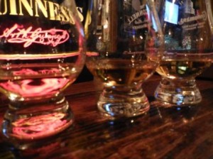 Bushmills Flight at Rí Rá Irish Pub