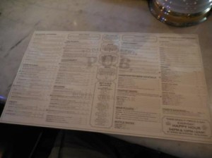 List of beers on-tap at Todd English P.U.B.