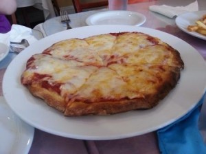 Pizza at Panini Cafe