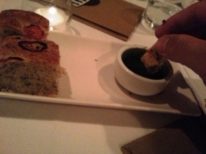 Bread served at outset of meal