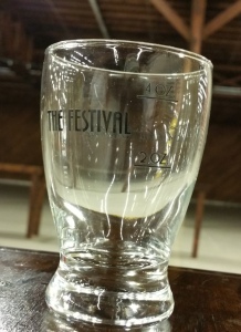 Empty taster glass