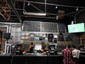 Hangar 24 has a lot of beers available
