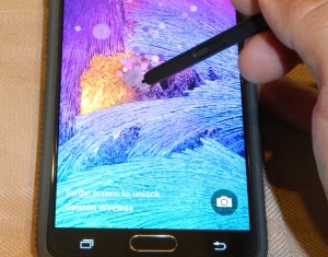 The S-Pen is a nifty feature of the Samsung Note 4